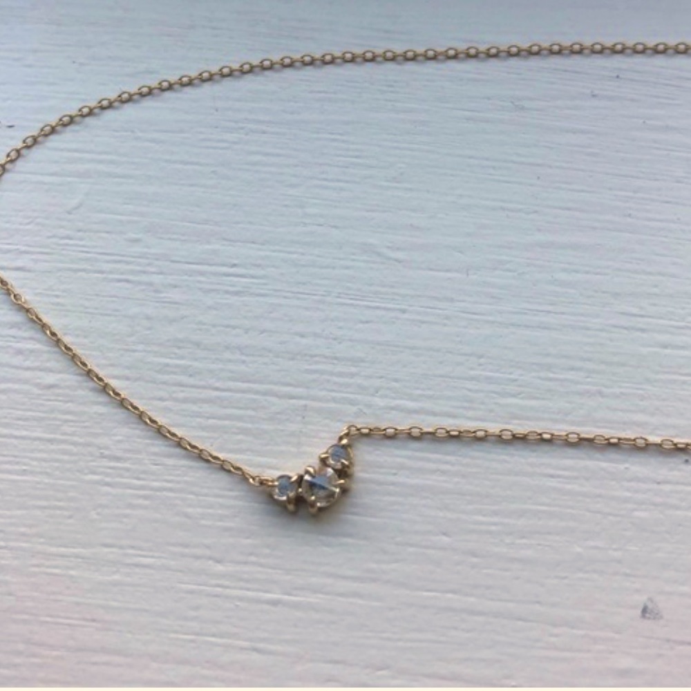 Catbird Sleeping Beauty 14K Rose Gold Necklace - Picture 12 of 14